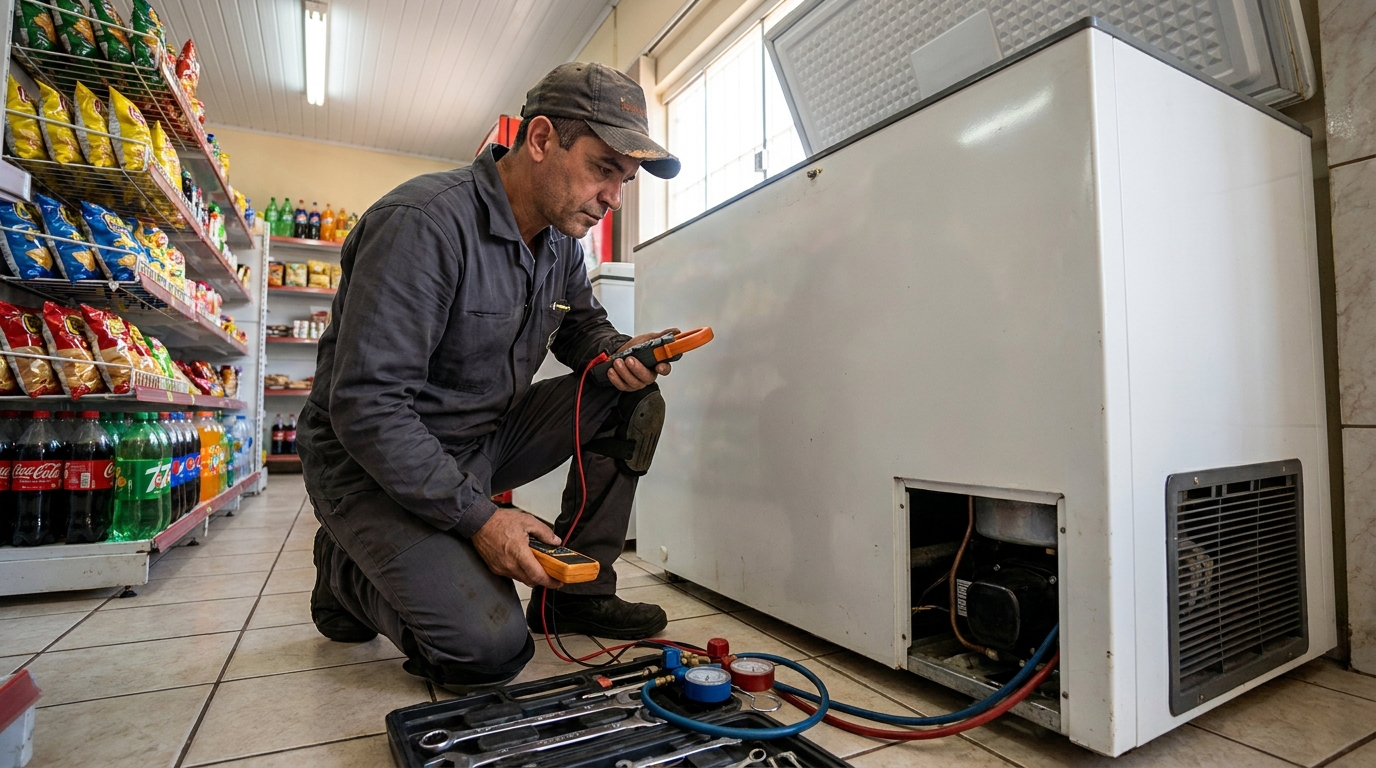 Conserto de placa eletrônica de freezer em Jaboatão dos Guararapes‑PE